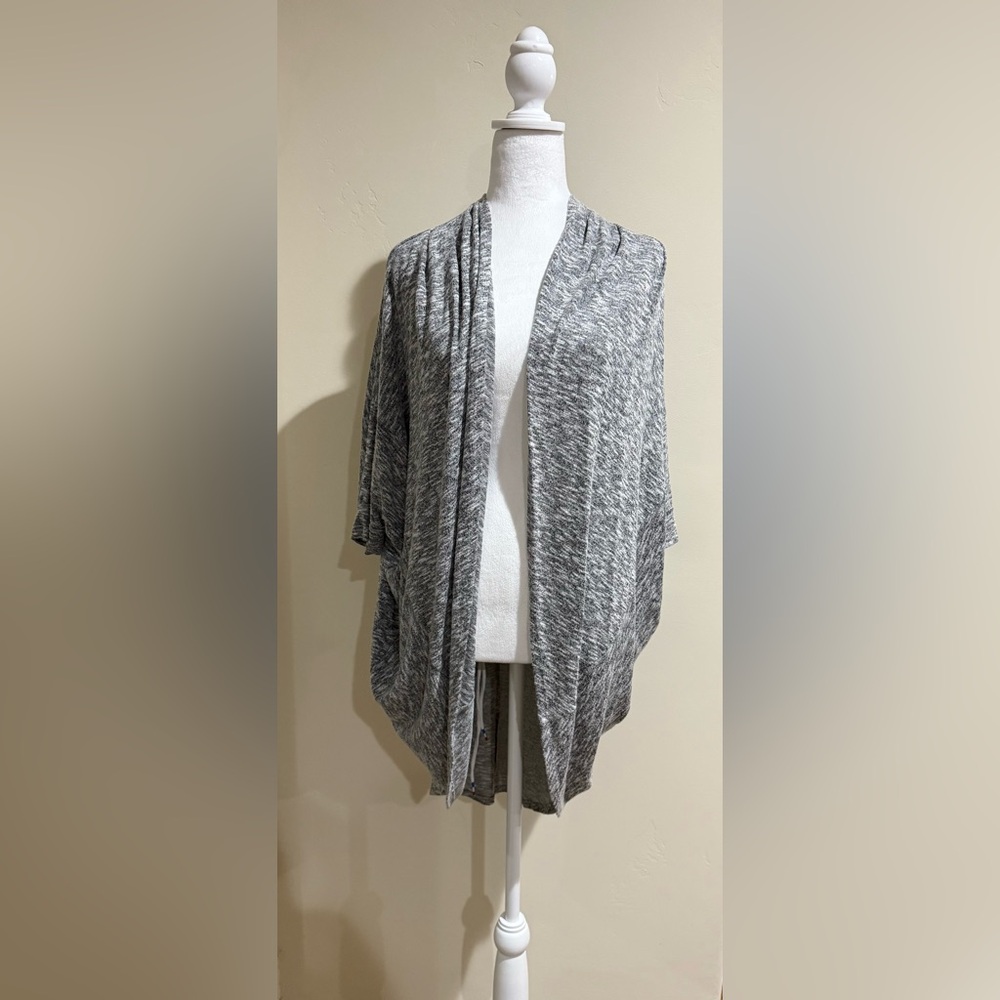 Painted Threads Heather Gray Knit Cardigan